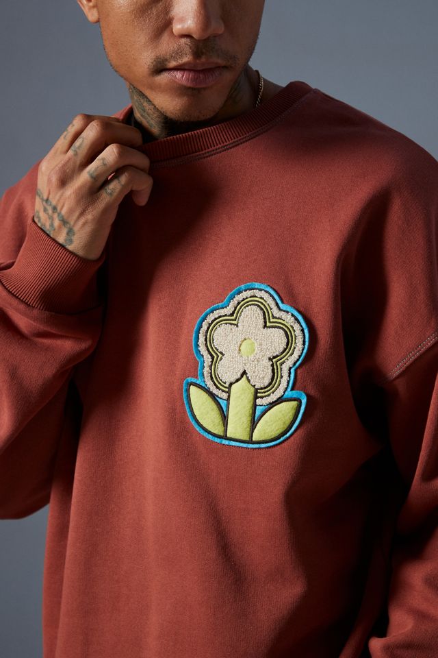 deco depuis1985 25SS ブラウス madder madder plant patch pals - ecru long sleeve – Damson Madder