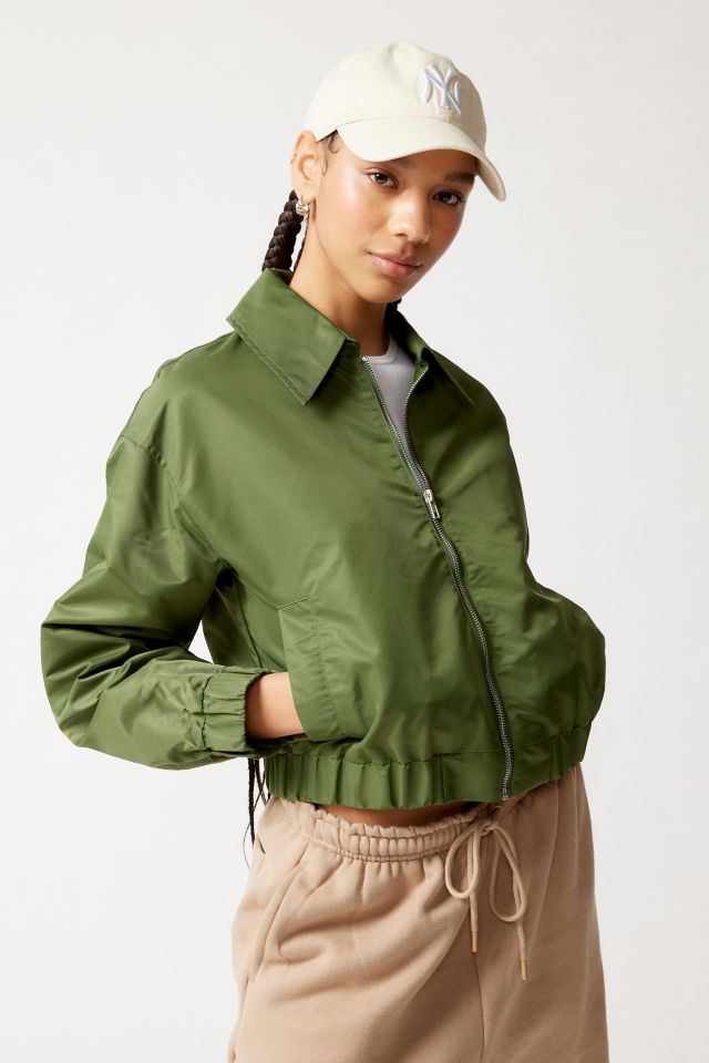 UO Kyle Nylon Bomber Jacket #4