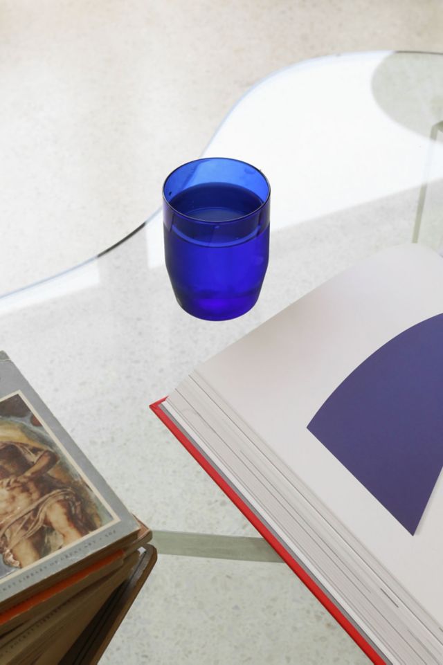 Cobalt Blue Borosilicate Glass Drinking Set, 6 oz, Set of 2