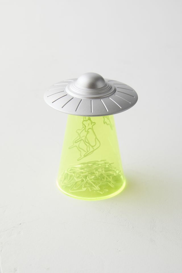 Flying Saucer Paperclip & Holder Set #2