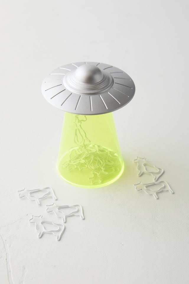 Flying Saucer Paperclip & Holder Set #3