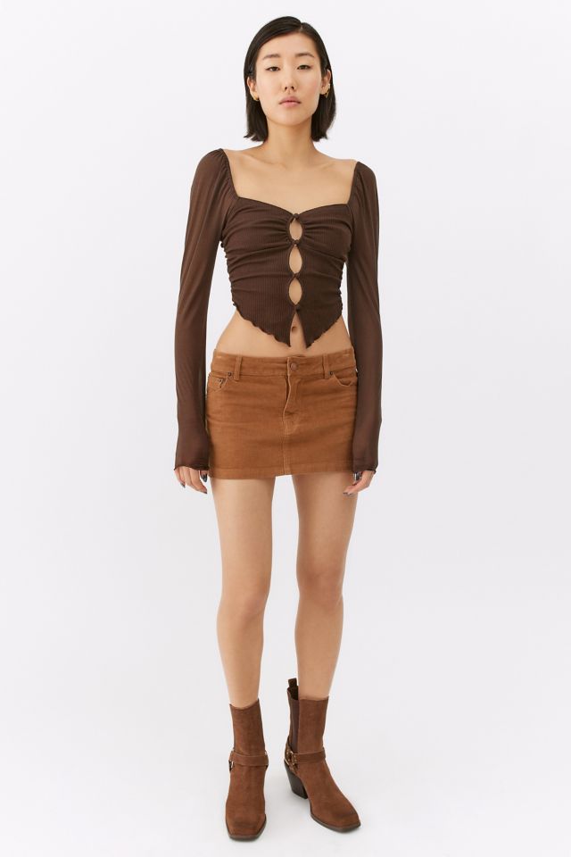 UO Close To Me Peekaboo Top #1