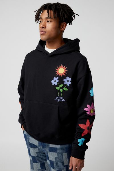 GUESS ORIGINALS Earth Day Sunshine Hoodie Sweatshirt