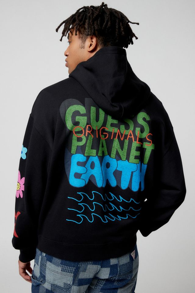 GUESS ORIGINALS Earth Day Sunshine Hoodie Sweatshirt