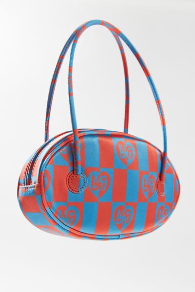 Marge Sherwood Fabric Egg Bag In Red + Blue