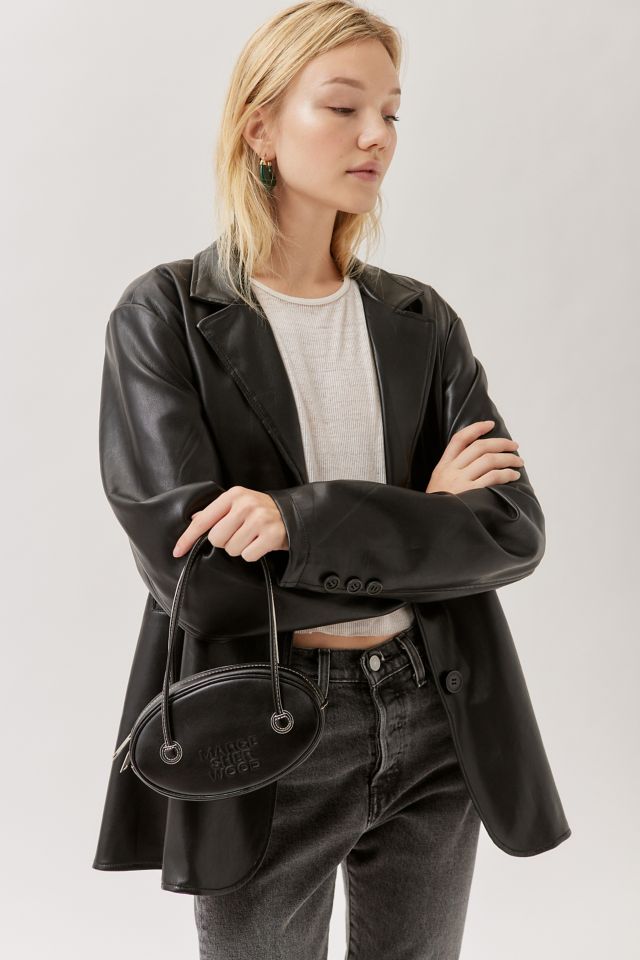 Shop MARGE SHERWOOD Street Style Leather Logo Shoulder Bags by FromOrdinary