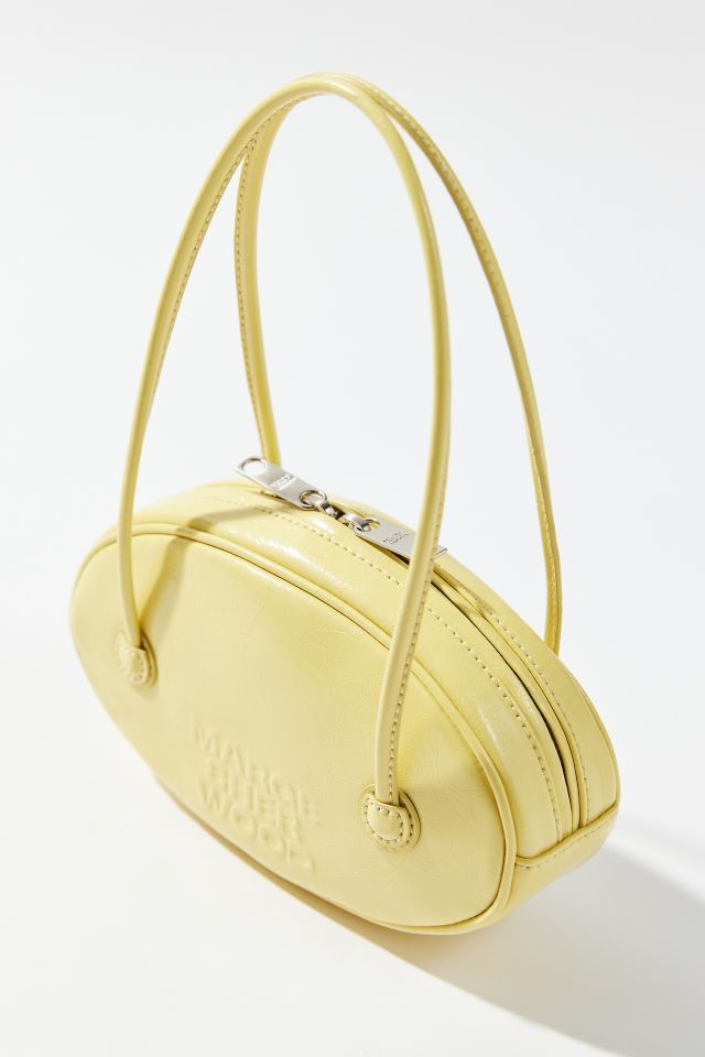 ☆MARGE SHERWOOD☆ ZIPPER SMALLcorn yellow crinkle Small Zipper Bag