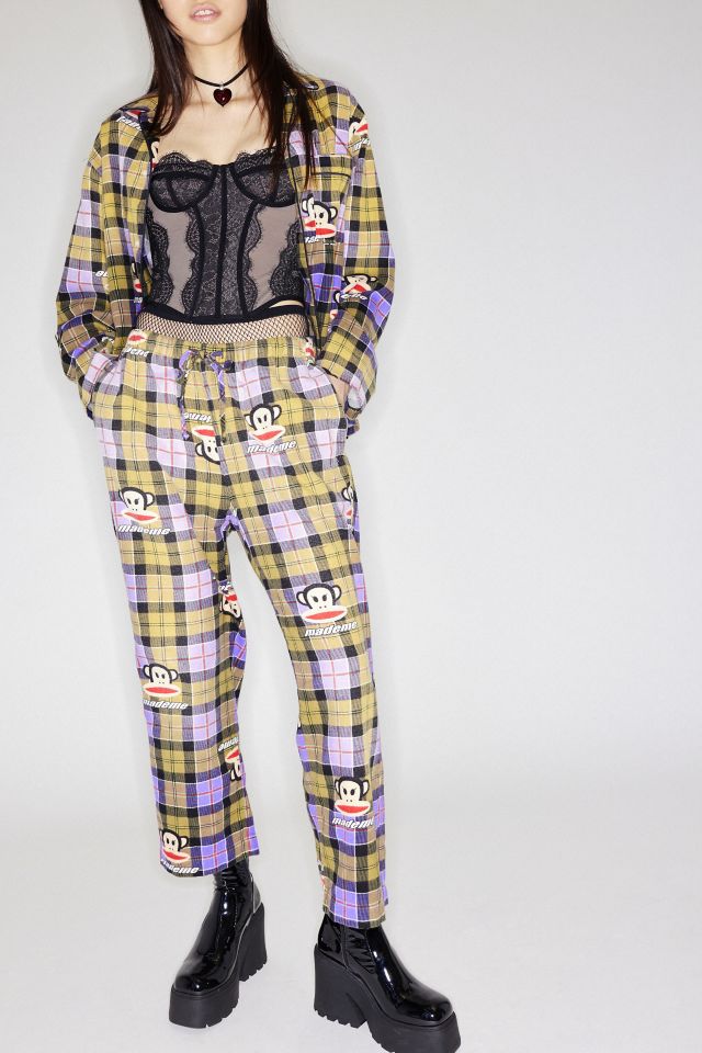MadeMe X Paul Frank Plaid Pajama Pant #4