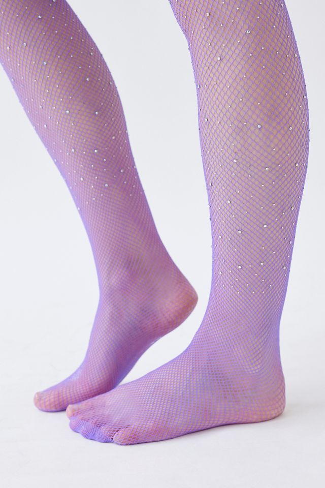 Rhinestone Color Fishnet Tight | Urban Outfitters