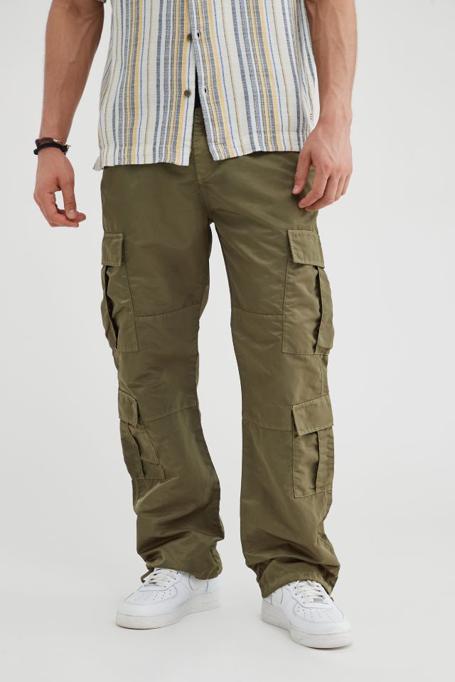 Guess USA Men's Combat Cargo Pants in Green