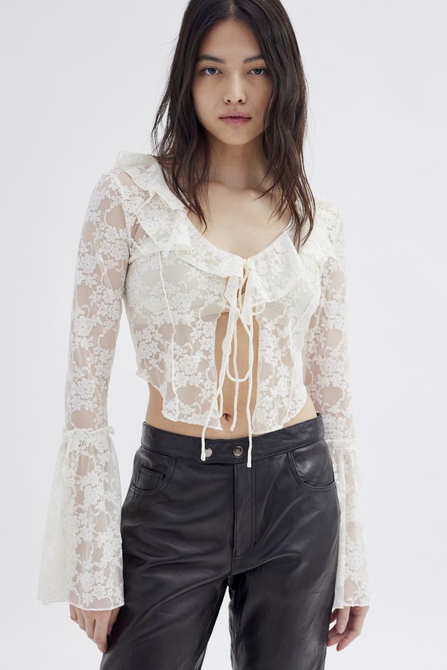 Sheer top store urban outfitters