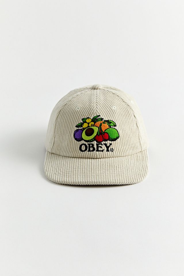 OBEY Fruits 6-Panel Snapback Hat #1