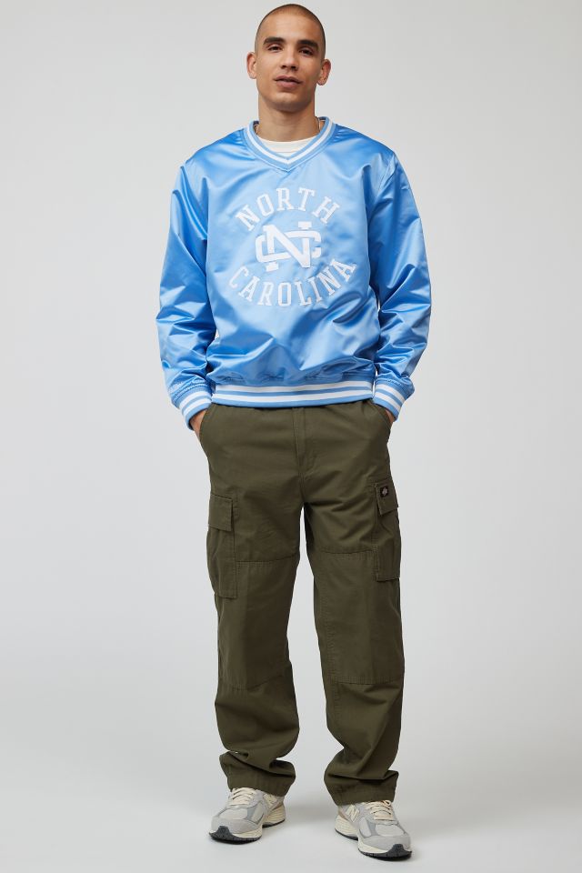 Mitchell & Ness NCAA University Of North Carolina Sideline Pullover Varsity Jacket #1