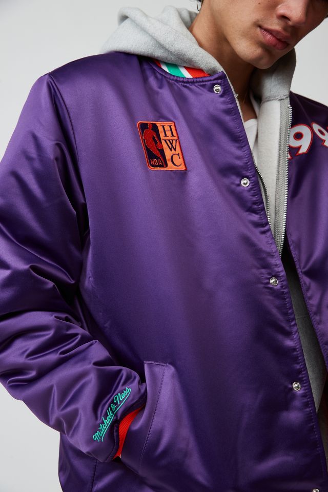 Mitchell & Ness Heavyweight Satin Varsity Jacket #3