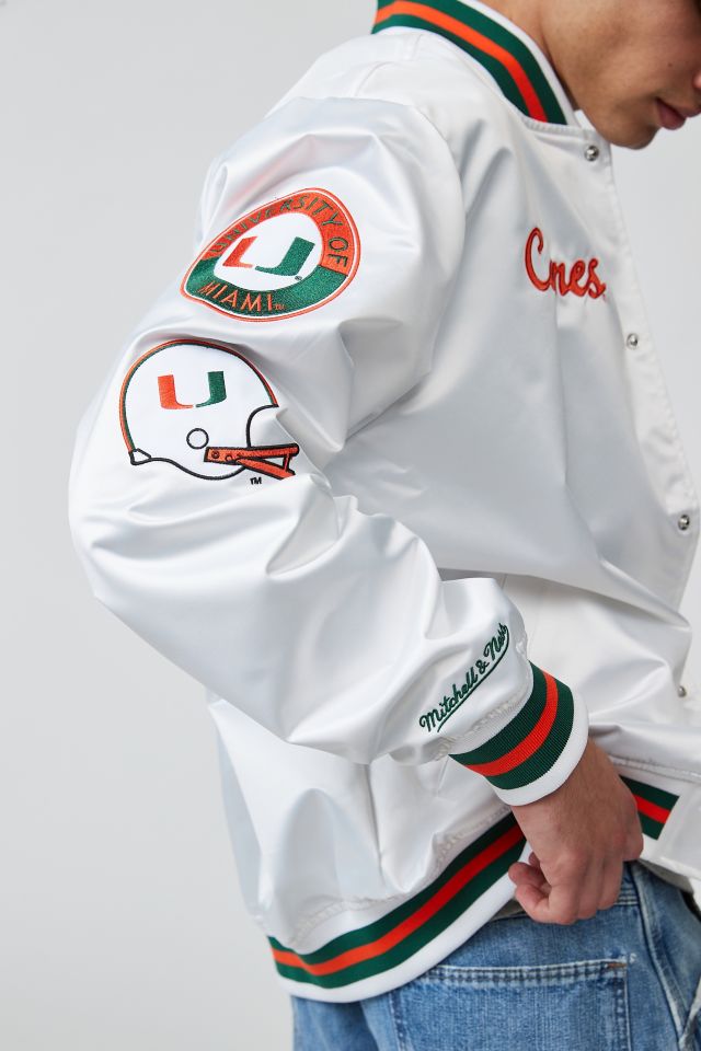 Mitchell & Ness NCAA University Of Miami Varsity Jacket #2