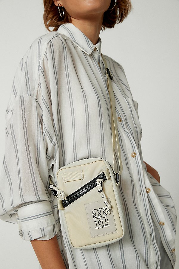 Topo Designs Mini Shoulder Bag In Bone White