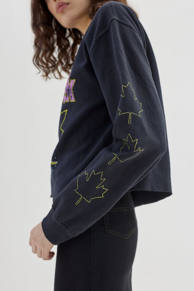 Whistler Creek Cropped Pullover Sweatshirt #1