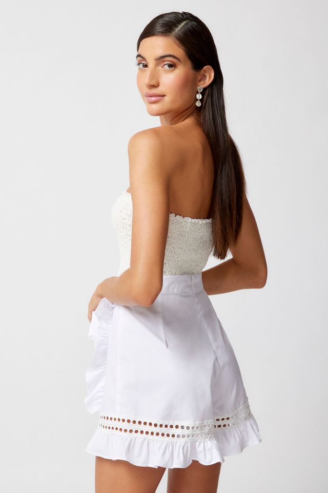 Glamorous Ruffled & Pleated Short | Urban Outfitters