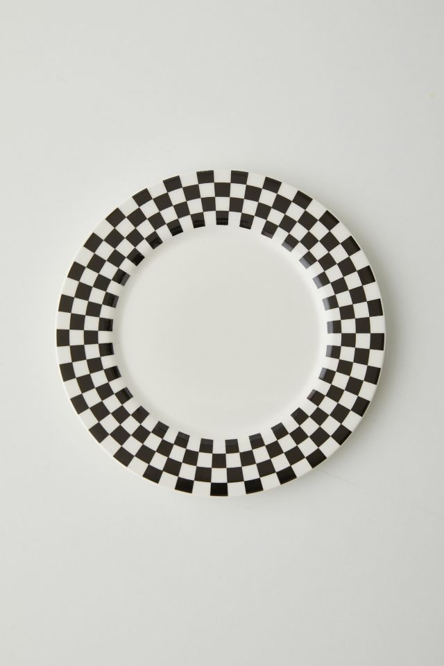 Checker Deli Plate #1