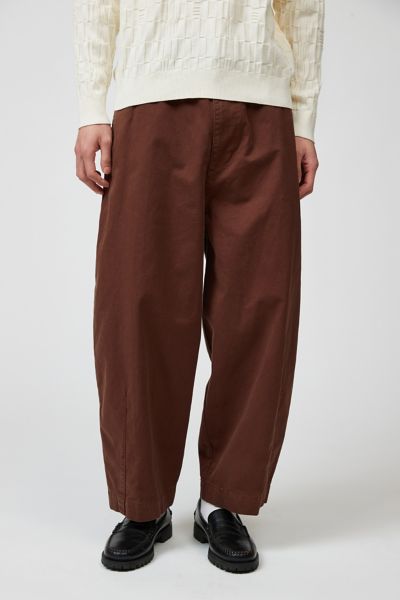 URBAN OUTFITTERS UO TWILL CURVED BEACH PANT 