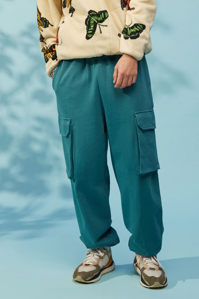 BDG Baggy French Terry Cotton Cargo Sweatpant Urban Outfitters Canada