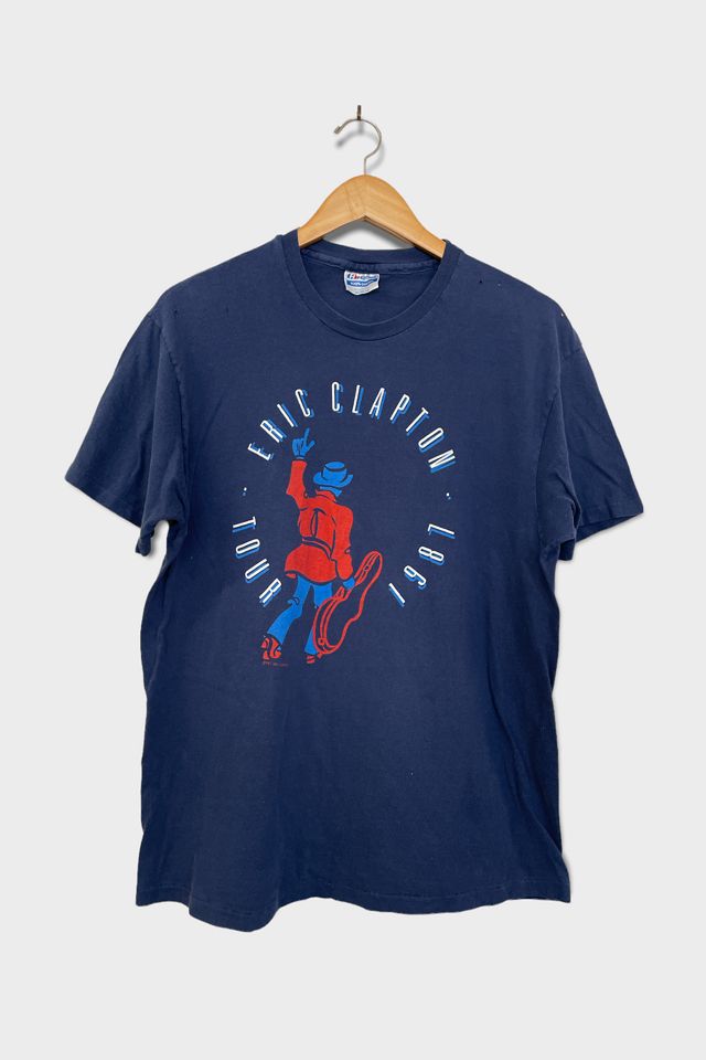 T-shirt Eric Clapton Occasion - Taille L, Gris, Très Bon état