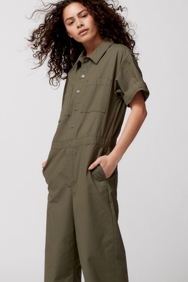 Guggenheim Museum Nieuwe betekenis filter Levi's® Short Sleeve Boilersuit Jumpsuit | Urban Outfitters