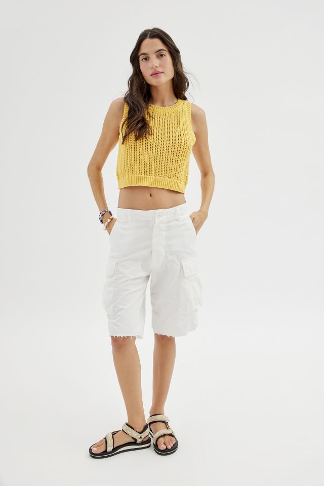 Levi’s® Baby Blue Cropped Sweater Vest #1