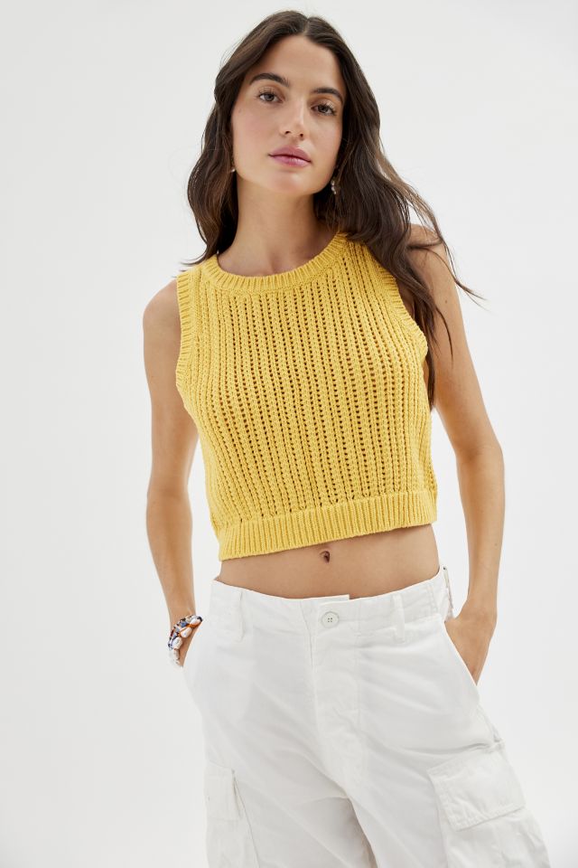 Levi’s® Baby Blue Cropped Sweater Vest #2