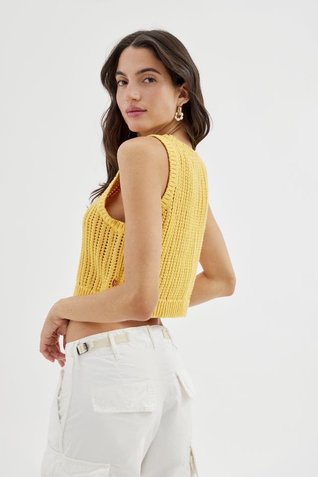 Levi’s® Baby Blue Cropped Sweater Vest #3