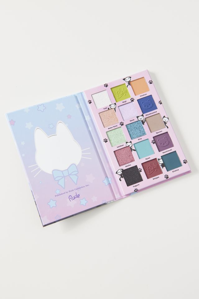 Manga Collection Pressed Pigments & Shadows Palette - Cat Girl Chronic –  Rude Cosmetics