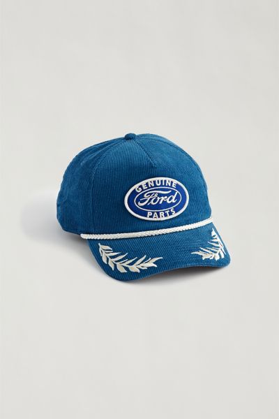 Urban Outfitters Ford Auto Parts Cord Rope Hat In Blue, Men's At