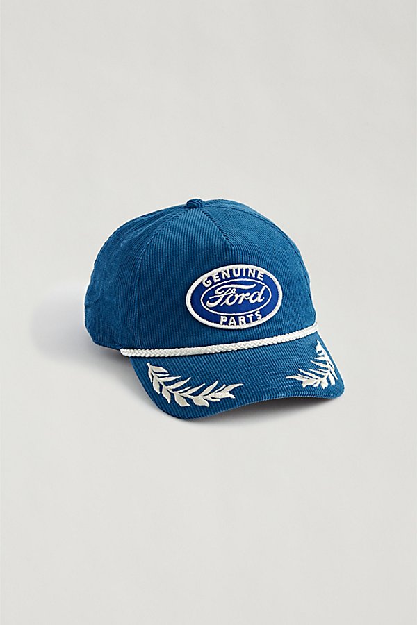 Urban Outfitters Ford Auto Parts Cord Rope Hat In Blue, Men's At