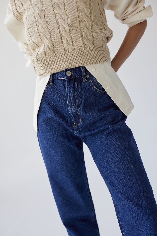 ZGY DENIM Hi Mum Straight-Leg Jean - Two Tone #2