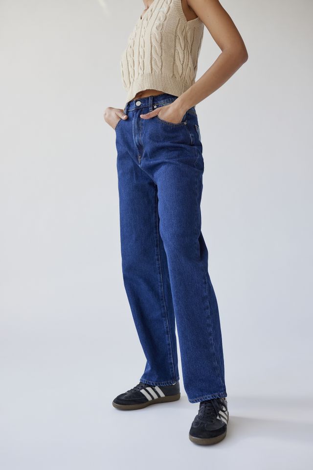 ZGY DENIM Hi Mum Straight-Leg Jean - Two Tone #4