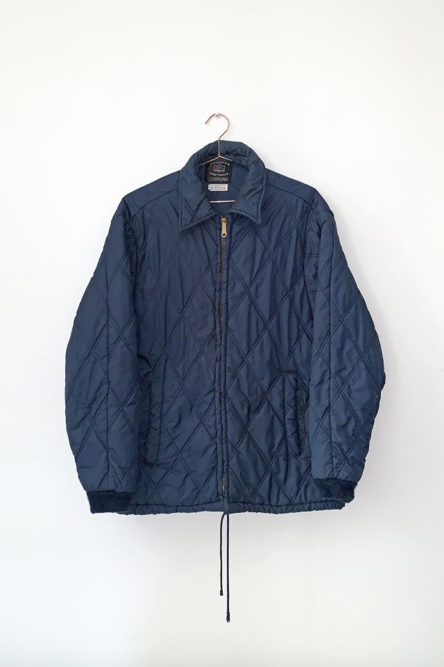 Vintage Diamond Quilt Full Zip Jacket | Urban Outfitters