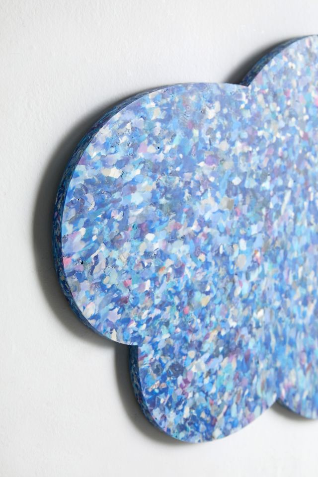 Cloud Recycled Plastic Wall Hanging #2
