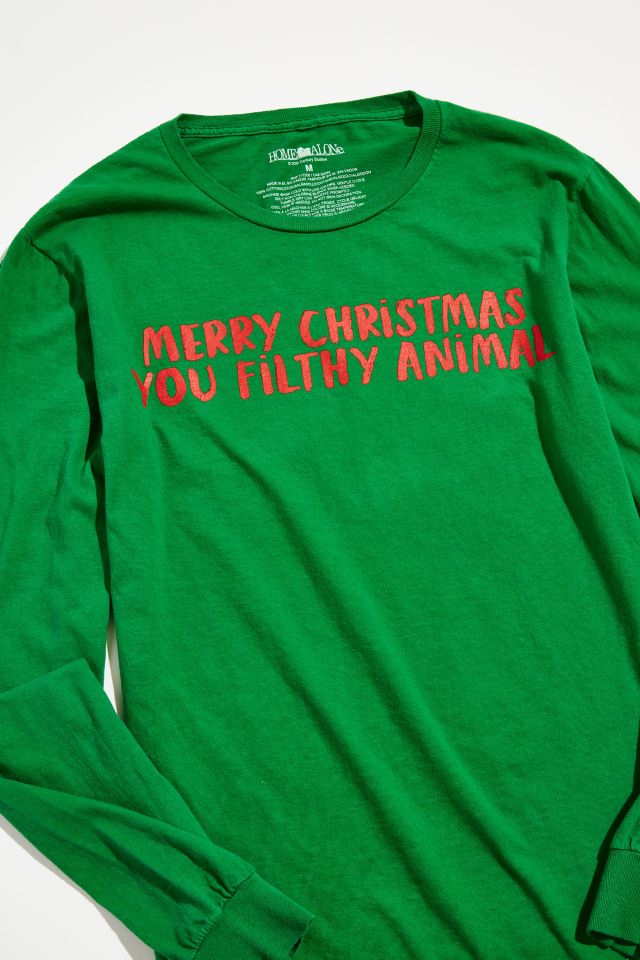 Home Alone Merry Christmas Long Sleeve Tee #1
