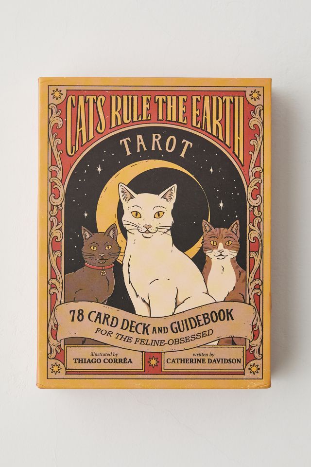 Cats Rule The Earth Tarot: 78-Card Deck And Guidebook For The Feline-Obsessed By Catherine Davidson #1