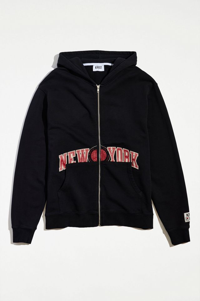 KROST X FILA UO Exclusive Full Zip Hoodie Sweatshirt | Urban Outfitters