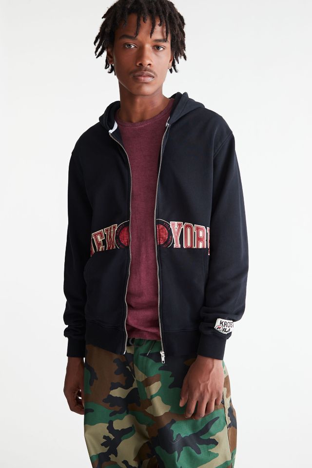 KROST X FILA UO Exclusive Full Zip Hoodie Sweatshirt #2