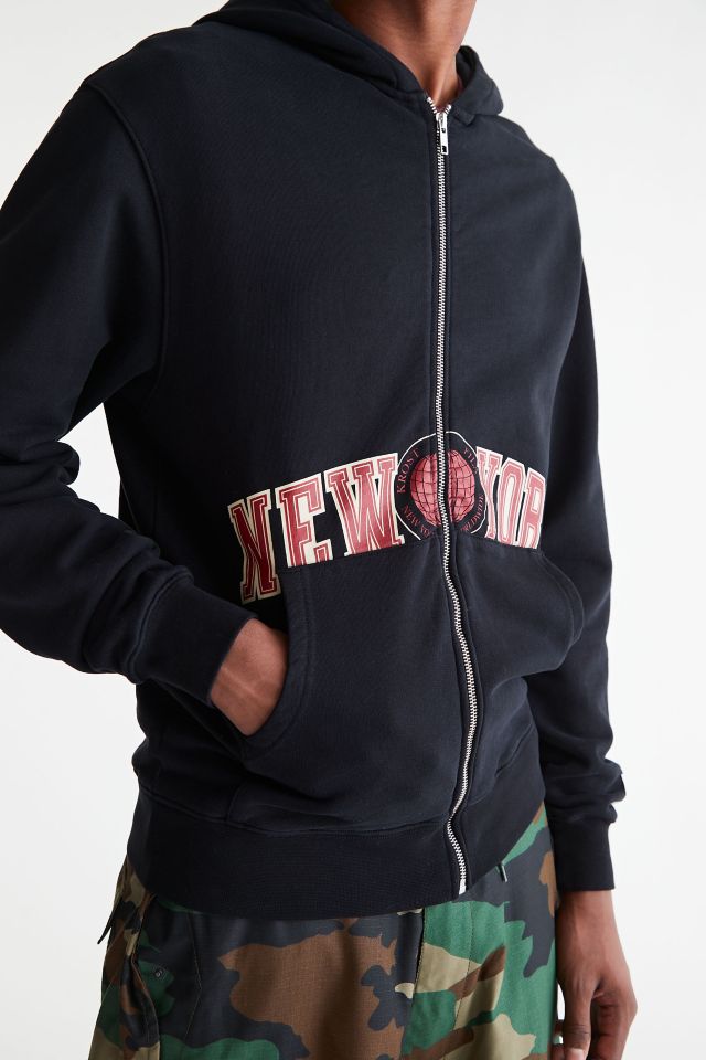 KROST X FILA UO Exclusive Full Zip Hoodie Sweatshirt #3