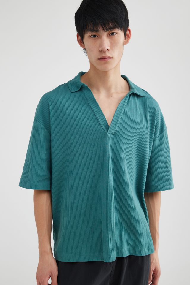 Standard Cloth Angus Popover Polo Shirt | Urban Outfitters