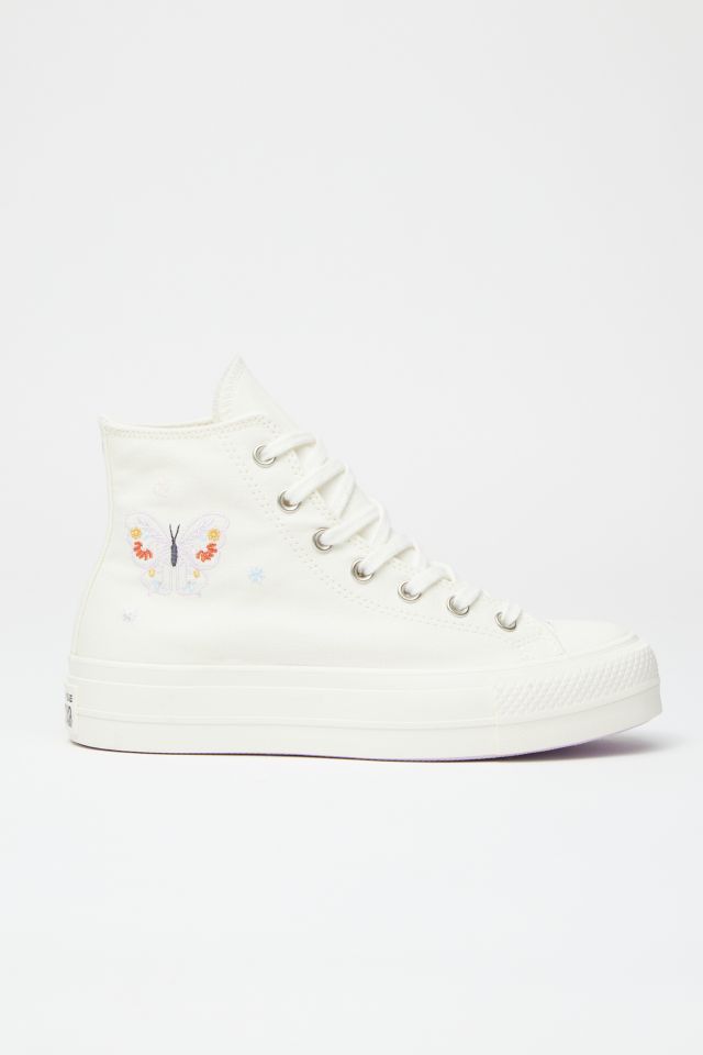 Butterfly converse hot sale high tops