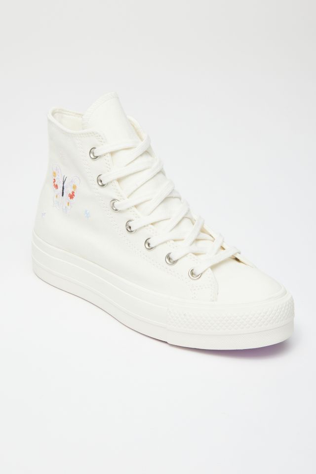 Converse Chuck Taylor All Star Lift Butterfly Wings Platform Sneaker #1
