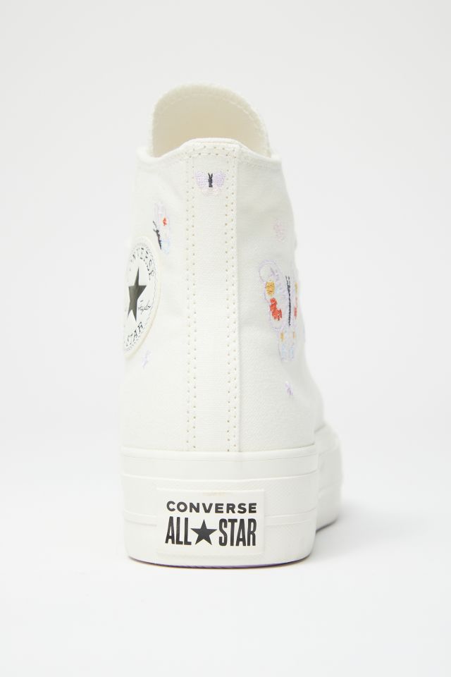 Converse Chuck Taylor All Star Lift Butterfly Wings Platform Sneaker #2