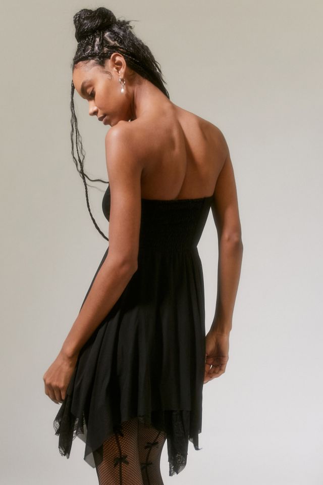 UO Gemma Lace Strapless Mini Dress #1