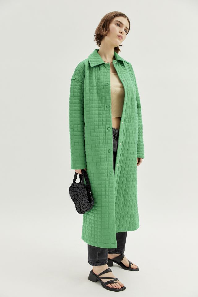 UO Sadie Quilted Overcoat #1