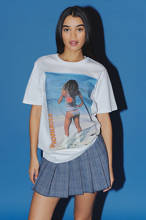 Fiorucci Relaxed Archive Poster T-shirt In White