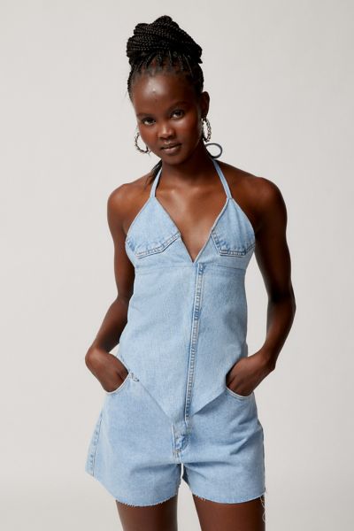 Abrand Venice Cutoff Denim Short - Esmerelda In Light Blue